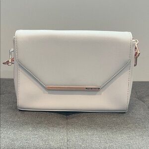 Ted Baker Ivory Crossbody Bag with Rose Gold Accent